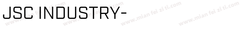 JSC INDUSTRY字体转换